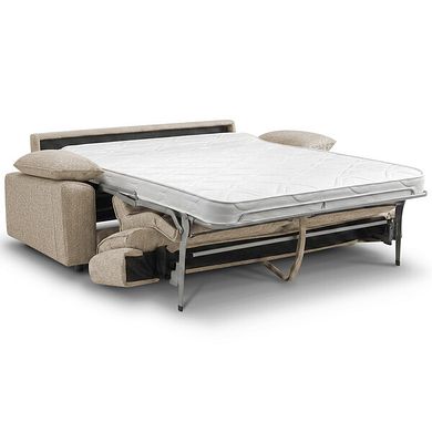 Goodwood  3 Seater Sofa Bed in Jetta Beige Fabric