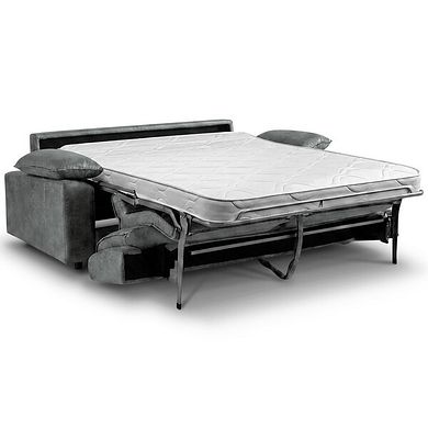 Goodwood  3 Seater Sofa Bed in Miller Grey Fabric