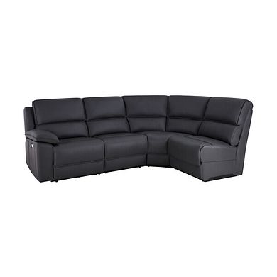 Goodwood Electric Reclining Modular Group 4 in Black Leather