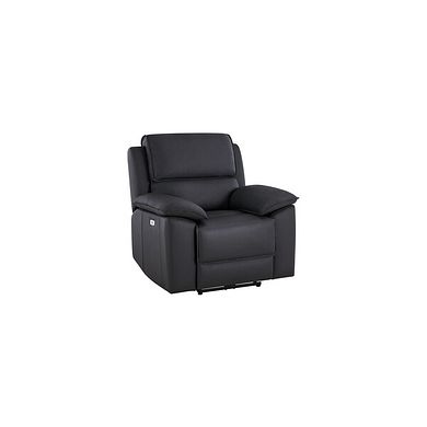 Goodwood Electric Reclining Armchair in Black Leather