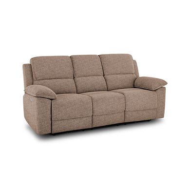 Goodwood Dorset Beige 3 Seater Electric Recliner Sofa