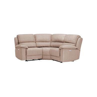 Goodwood Electric Reclining Modular Group 1 in Plush Beige Fabric