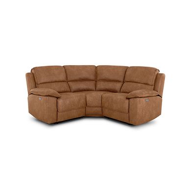 Goodwood Electric Reclining Modular Group 1 in Ranch Brown Fabric