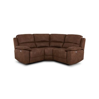 Goodwood Electric Reclining Modular Group 1 in Ranch Dark Brown Fabric
