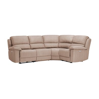 Goodwood Electric Reclining Modular Group 2 in Plush Beige Fabric