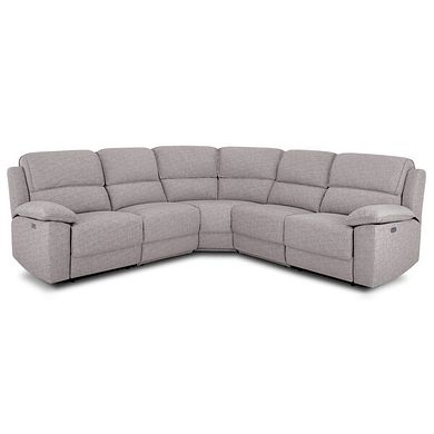 Goodwood Electric Reclining Modular Group 3 in Andaz Silver Fabric