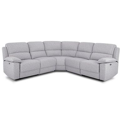 Goodwood Electric Reclining Modular Group 3 in Keswick Dove Fabric