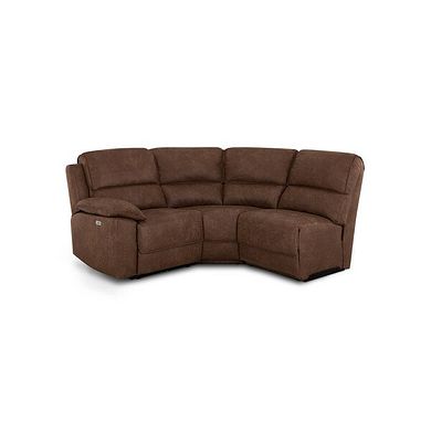 Goodwood Electric Reclining Modular Group 6 in Ranch Dark Brown Fabric