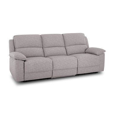 Goodwood Electric Reclining Modular Group 9 in Andaz Silver Fabric