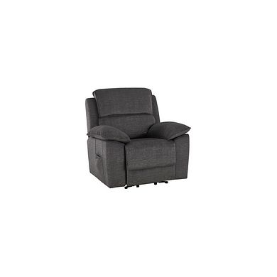 Goodwood Electric Riser Recliner Armchair in Plush Charcoal