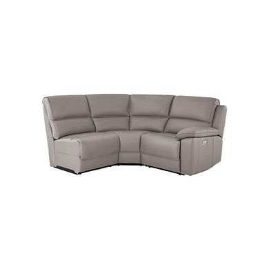 Goodwood Electric Reclining Modular Group 7 in Light Grey Leather