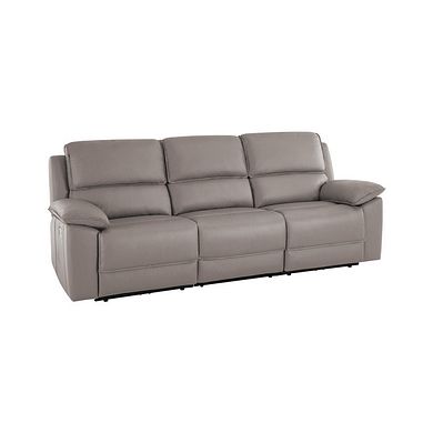 Goodwood Electric Reclining Modular Group 9 in Light Grey Leather