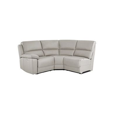 Goodwood Electric Reclining Modular Group 6 in Off White Leather