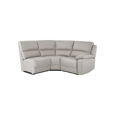 Goodwood Electric Reclining Modular Group 7 in Off White Leather