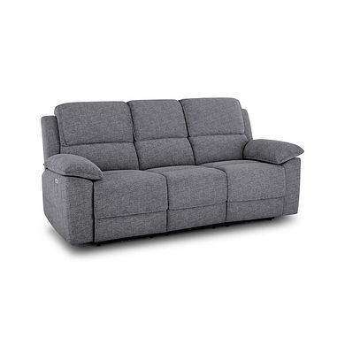 Goodwood Santos Steel 3 Seater Electric Recliner Sofa