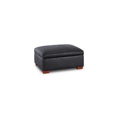 Goodwood Storage Footstool in Miller Grey Fabric