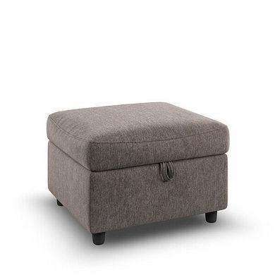 Hadley Storage Footstool in Amigo Cocoa Fabric