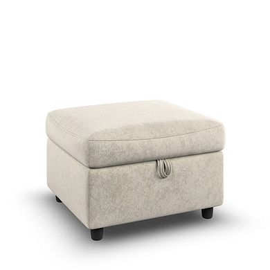 Hadley Storage Footstool in Amigo Linen Fabric