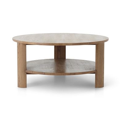 Halo Smoked Finish Oak Coffee Table