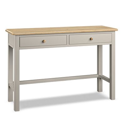 Henley Natural Oak and Stone Painted Hardwood Desk