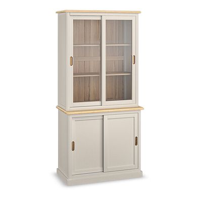 Henley Natural Oak and Stone Painted Hardwood Small Dresser