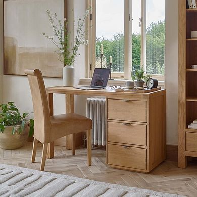 Highworth Natural Solid Oak Desk