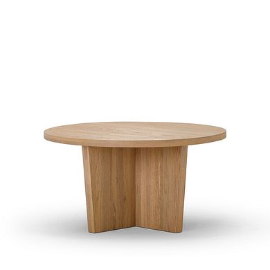 Highworth Natural Solid Oak Round Coffee Table