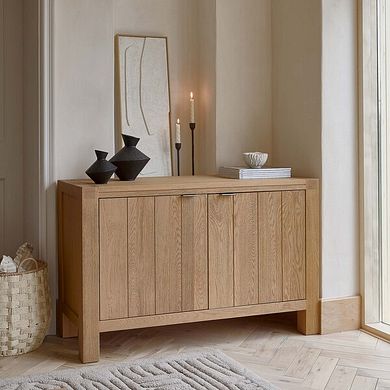 Highworth Natural Solid Oak Small Sideboard