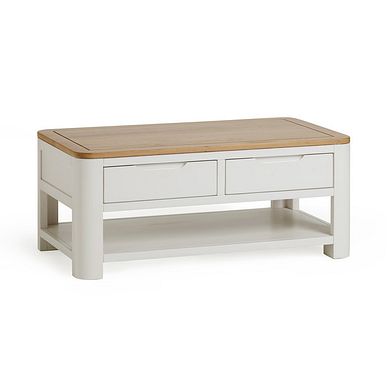 Hove Natural Oak and Painted Coffee Table