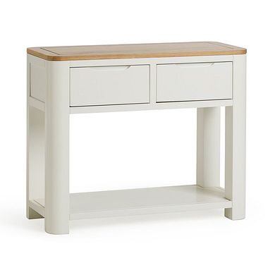 Hove Natural Oak and Painted Console Table