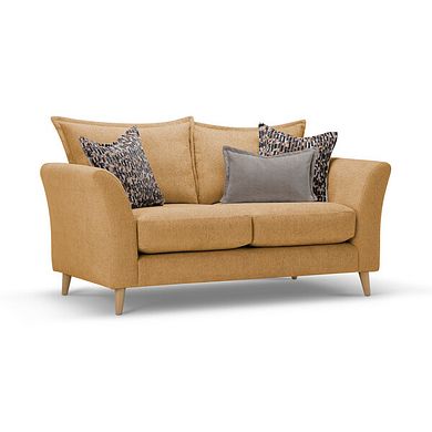 Hoxley 2 Seater Sofa in Leo Mustard fabric
