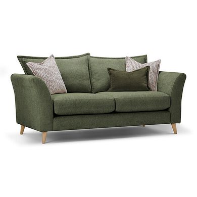 Hoxley 3 Seater Sofa in Leo Forest fabric