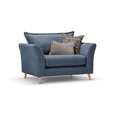 Hoxley Loveseat in Leo Ocean fabric
