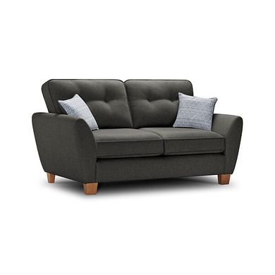 Inca 2 Seater Sofa in Christy Collection Charcoal Fabric