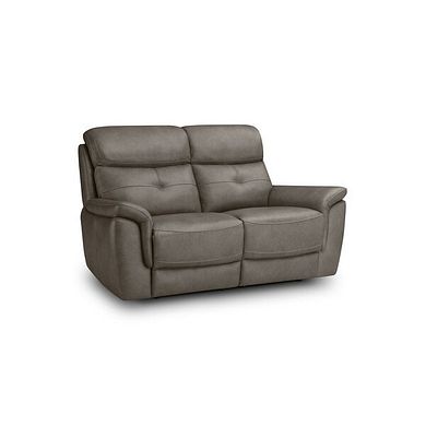 Iver 2 Seater Sofa in Odyssey Dark Grey Leather