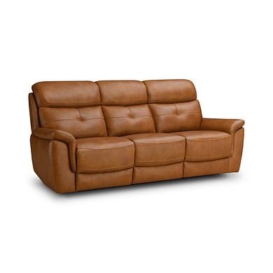 Iver 3 Seater Sofa in Virgo Cognac Leather