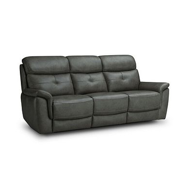 Iver 3 Seater Sofa in Virgo Lead Leather