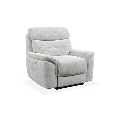 Iver Electric Recliner Armchair in Keswick Dove Grey Fabric