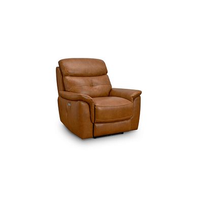 Iver Electric Recliner Armchair in Virgo Cognac Leather