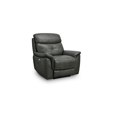 Iver Electric Recliner Armchair in Virgo Lead Leather