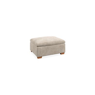 Iver Storage Footstool in Jetta Beige Fabric