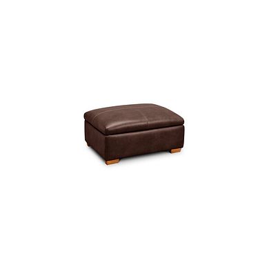 Iver Storage Footstool in Odyssey Tan Leather