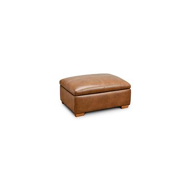 Iver Storage Footstool in Virgo Cognac Leather