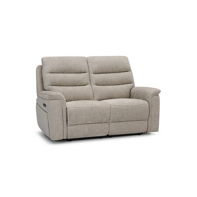 Jarrod 2 Seater Electric Recliner in Darwin Mink Fabric