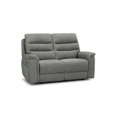 Jarrod 2 Seater Electric Recliner in Darwin Mushroom Fabric