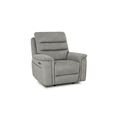 Jarrod Power Recliner Armchair in Dexter Stone Fabric