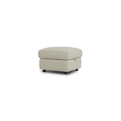 Jarrod Storage Footstool in Bone China Leather