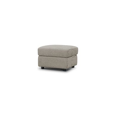 Jarrod Storage Footstool in Hopsack Linen Fabric