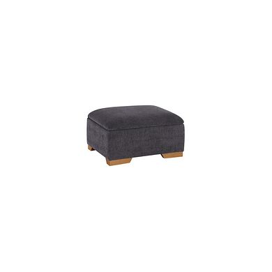 Jasmine Storage Footstool in Orkney Graphite Fabric