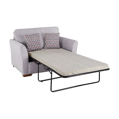 Jasmine Armchair Sofa Bed with Standard Mattress in Orkney Natural with Newton Coral Scatters